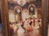 a picture of a painting on the floor of a room