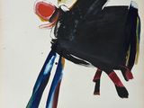 an image of a painting of a bird on a white background