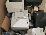 a box full of different types of printers in it