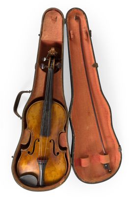 A.MORHANGE violon etiquette intérieur A.morhange L. 60cm