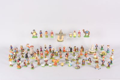 lot de santons, principalement Carbonel (taille 2) - Photo 1