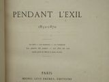 an old book with a title in french on it