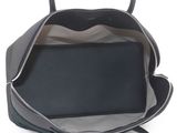 the small black bag is open and ready to be carried