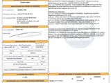 un document comportant un code-barres au recto et un autre au verso
