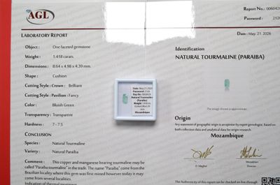 a picture of a certificate with a picture on it