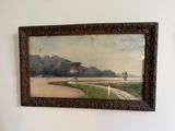 a picture of a painting hanging on the wall