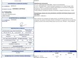 a document with a picture of a car registration form on it