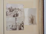 an open book with pictures of people on it