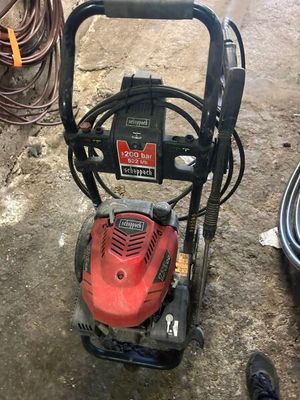 an image of a power washer in a garage