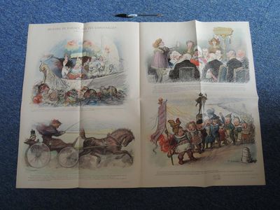Affiche Satyrique "Histoire DE Karoly, Roi Des Dardanel…