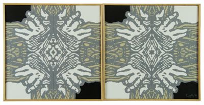 Serge GUILLOU (1932-2016). Stéréopeinture. N°132 A quatre ma…