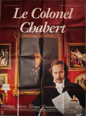 french movie poster for the film le colonel chabert