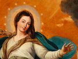 an image of a painting of a woman with long hair