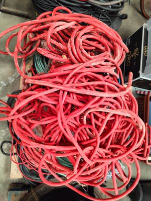 a pile of wires and wires on the ground
