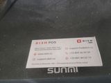a business card sitting on top of a table