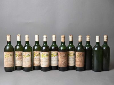 12 Bouteilles de Château Bel Air Entre deux mers, 1990, nive…