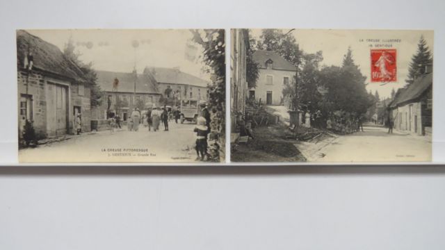 Gentioux : Lot de 2cpa. TBE général.