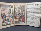 un vieux livre avec l'image d'un homme et d'une femme