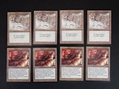 six cartes d'un jeu de cartes sur lesquelles figurent un tigre et d'autres animaux