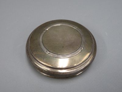 Couvercle en argent 925/1000, poinçon Minerve 1er titre. Diamètre inté - Photo 1