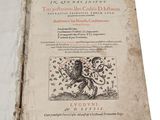 an old book with a picture of a lion on the cover
