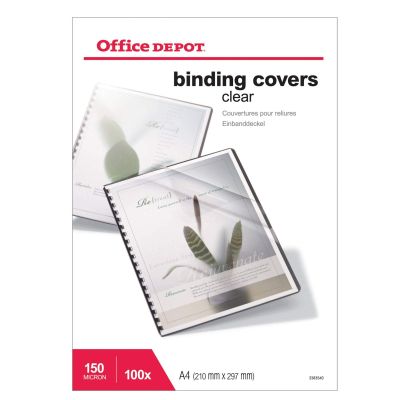OFFICE DEPOT - 100 Couvertures pour reliures - A4 150 micron…