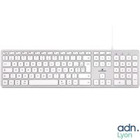 Clavier Bluestork pour Mac filaire Blanc - Fonctionne parfai…