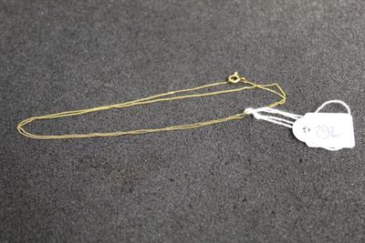 gros plan d'un collier auquel est attachée une étiquette