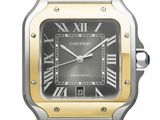 a close up of a watch with roman numerals on the face