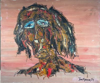 une image représentant un tableau d'une femme aux yeux bleus