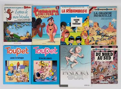 plusieurs livres pour enfants sont alignés sur une surface blanche
