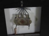 a clock hanging on the wall of a room