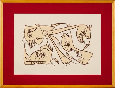 Antonio SAURA (1930-1998) : Le printemps. - Photo 1