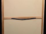 a picture of a painting with a blue handle on it