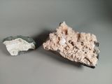 a piece of rock with a piece of rock on top of it