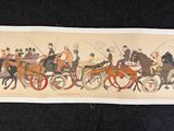 a picture of a picture of a horse drawn carriage