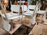 4 tabourets hauts blancs (photo non contractuelle, pas de ta… (photo 2)