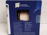 a box that is open on a white surface