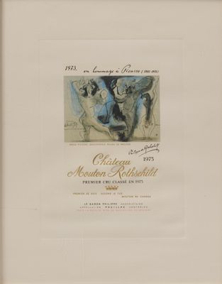 an old book with a picture of a woman and a cat