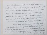 an old handwritten letter with a black ink writing on a piece of paper