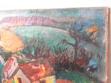 a painting on the wall of a house that is painted