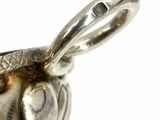 a silver spoon that has a spoon in it