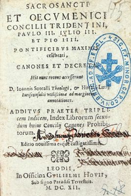 SOTEAULX (Jean) et LUTIUS (Horatius). Sacrosancti et oecumen…