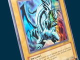 a close up of a card with a dragon on it