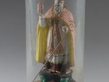 une image représentant un dôme en verre avec une figurine d'un homme tenant un bâton