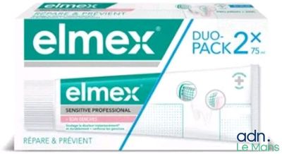 elmex, lot de 2 dentifrices