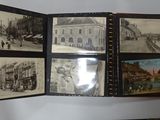 a black and white photo of a book with pictures on it