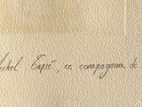 a piece of paper that has writing on it
