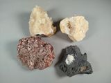three different types of rocks on the table