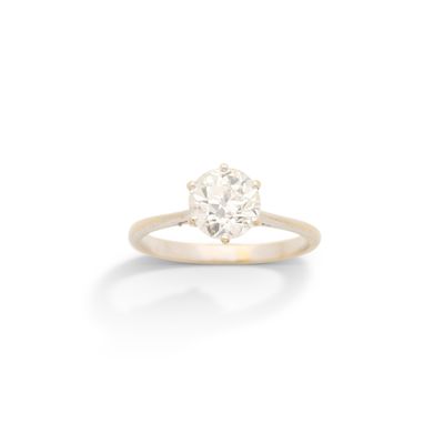 une bague en diamant à une seule pierre, par van cleef